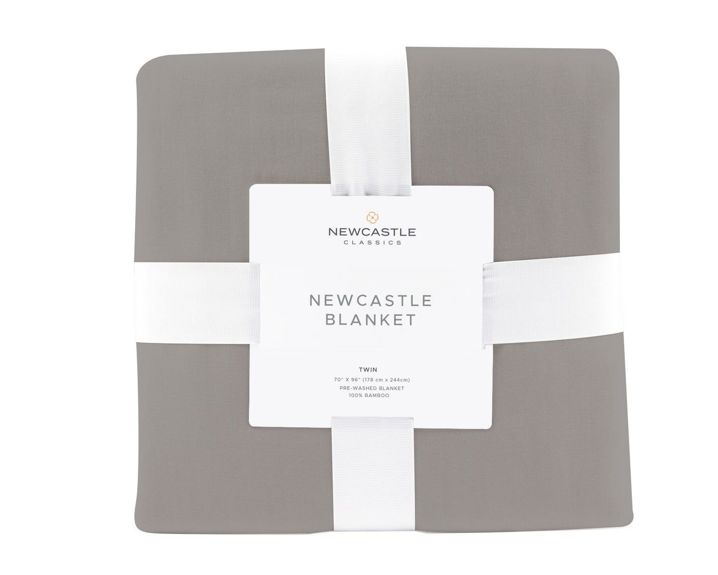 Grey Oversized Bamboo Blanket - Twin